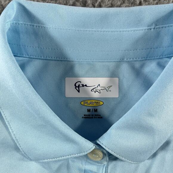 KPMG PGA CONGRESSIONAL WOMENS POLO SHIRT SIZE MEDIUM BLUE GREG NORMAN NWT GOLF - Picture 4 of 11